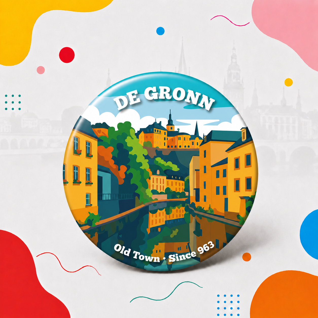 Pack de 6 Magnets Luxembourg – La Collection Complète